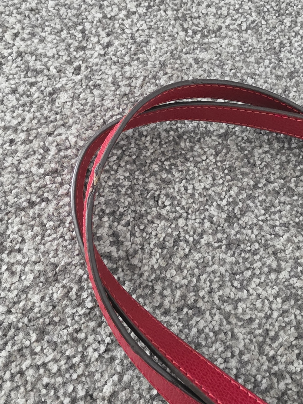 Michael Kors Red Leather Tote Bag - Picture 11 of 13